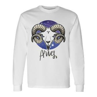 The Avatar Zodiac Sign Aries Long Sleeve T-Shirt T-Shirt | Mazezy