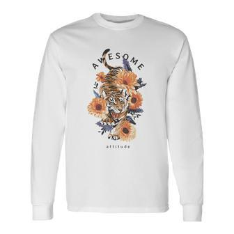 Awesome Attitude V2 Long Sleeve T-Shirt - Monsterry CA