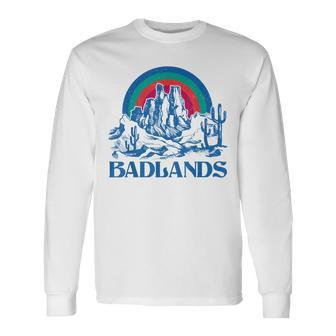 Badlands National Park South Dakota Travelling Camping Long Sleeve T-Shirt T-Shirt | Mazezy