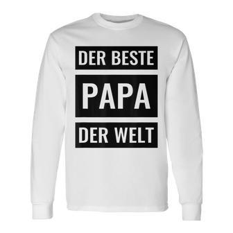 Bester Papa der Welt Langarmshirts, Herren Geburtstag & Vatertag Idee - Seseable