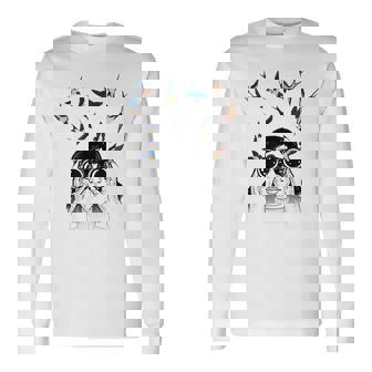 Bird-Watcher Binocular Ornithology Birding Long Sleeve T-Shirt | Mazezy