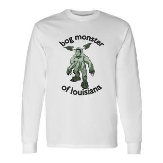 Bog Monster Of Louisiana Shirt Men Women Long Sleeve T-Shirt T-shirt Graphic Print - Thegiftio UK