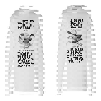 Book Lovers Vintage I Read Banned Books Reading Lovers Long Sleeve T-Shirt - Seseable
