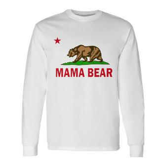 California Republic Mama Bear Long Sleeve T-Shirt - Monsterry DE