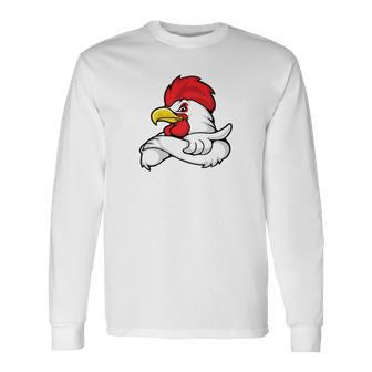 Chicken Farmer V3 Long Sleeve T-Shirt - Monsterry UK