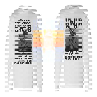 Dad Bod Bear Its Not A Dad Bod Its A Father Figure Long Sleeve T-Shirt - Thegiftio UK