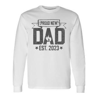 Fathers Day For New Dad Pregnancy Announcement Long Sleeve T-Shirt - Thegiftio UK