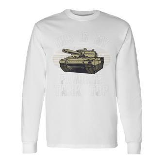 This Is My Favorite Military Soldiers Army Long Sleeve T-Shirt - Seseable