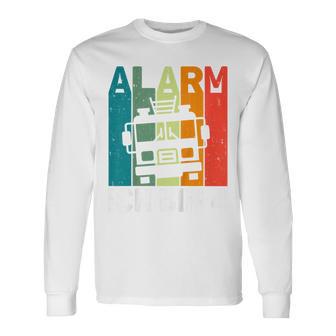 Feuerwehr Alarm Ich Bin 4 Jahre Retro Langarmshirts für Kindergeburtstag - Seseable