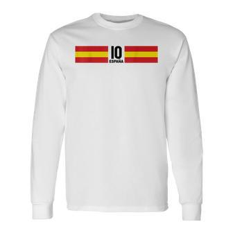 Fussball Spanien Fussball Outfit Fan Langarmshirts - Seseable