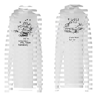 Georgia Baseball Stadium Foley Field Athens Georgia Long Sleeve T-Shirt | Mazezy