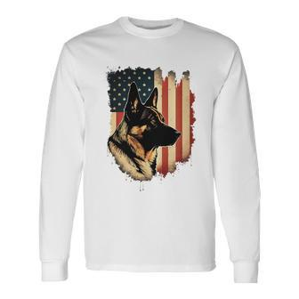 German Shepherd American Legend Long Sleeve T-Shirt - Monsterry CA