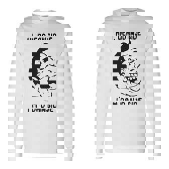 Hi Dead Inside I’M Dad Inside Long Sleeve T-Shirt | Mazezy
