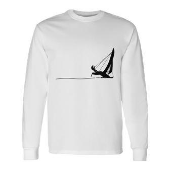 Hobie Cat Sailing Men Women Long Sleeve T-Shirt T-shirt Graphic Print - Thegiftio UK