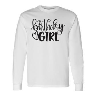 Its My Birthday Queen Sexy Lip For Women Ns Girls Long Sleeve T-Shirt - Seseable