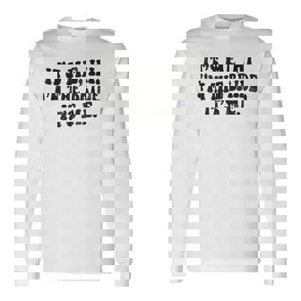 Its Me Hi Im The Bride Its Me Retro Groovy Bride Engagement Long Sleeve T-Shirt T-Shirt | Mazezy