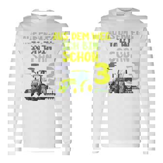 Kinder Ich Bin Schon 3 Traktor Langarmshirts für Jungen, Trecker Motiv - Seseable