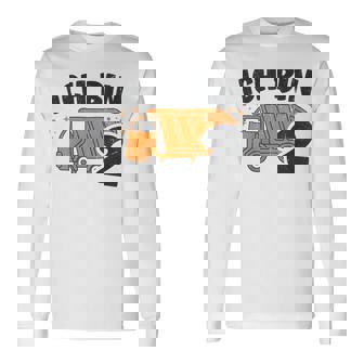 Kinder Müllauto Langarmshirts 2. Geburtstag, Müllabfuhr Design für Jungen - Seseable