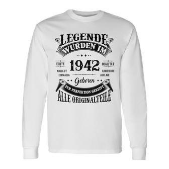 Legenden Wurden Im 1942 Geboren 81 Geburtstag 81 Jahre Langarmshirts - Seseable