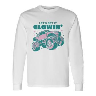 Let It Glowin Monster Truck Long Sleeve T-Shirt - Monsterry CA