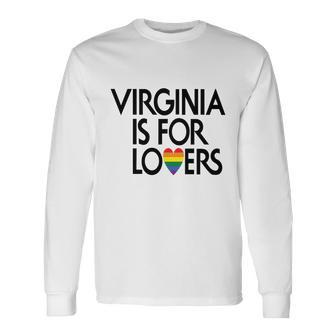 Lgbt Travel Virginia Is For Lovers T-Shirt Men Women Long Sleeve T-Shirt T-shirt Graphic Print - Thegiftio UK
