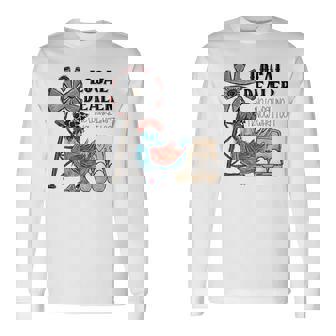 Local Egg Dealer Chicken Easter Day Western Retro Long Sleeve T-Shirt T-Shirt | Mazezy