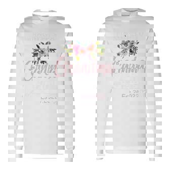 Mother Promoted To Grandma Again 2022 Mom Long Sleeve T-Shirt - Monsterry
