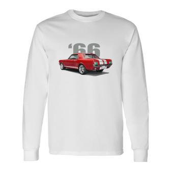 Mustang 1966 Vintage Men Women Long Sleeve T-Shirt T-shirt Graphic Print - Thegiftio UK