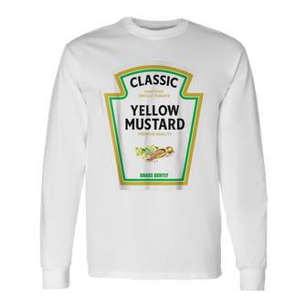 Mustard Ketchup Halloween 2022 Costume Matching Couple Mayo V6 Men Women Long Sleeve T-Shirt T-shirt Graphic Print - Thegiftio UK