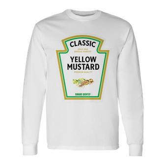 Mustard Ketchup Halloween 2022 Costume Matching Couple Mayo V9 Men Women Long Sleeve T-Shirt T-shirt Graphic Print - Thegiftio UK