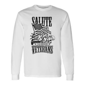 National Korean War Veterans Armistice Day V2 Men Women Long Sleeve T-shirt Graphic Print Unisex - Seseable