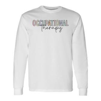 Occupational Therapy Mom Christmas Mother Day Long Sleeve T-Shirt | Mazezy