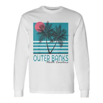Outer Banks North Carolina T Vintage Obx Long Sleeve T-Shirt | Mazezy
