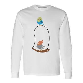 Parrot Mom V2 Long Sleeve T-Shirt T-Shirt | Mazezy