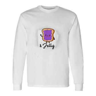 Peanut Butter And Jelly Costumes For Adults Food Fancy Men Women Long Sleeve T-Shirt T-shirt Graphic Print - Thegiftio UK