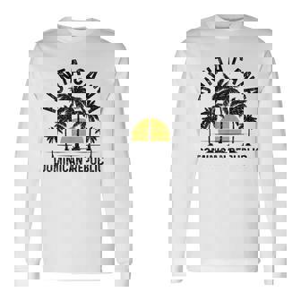 Punta Cana Dominican Republic Beach Sunset Surf Vintage Long Sleeve T-Shirt T-Shirt | Mazezy