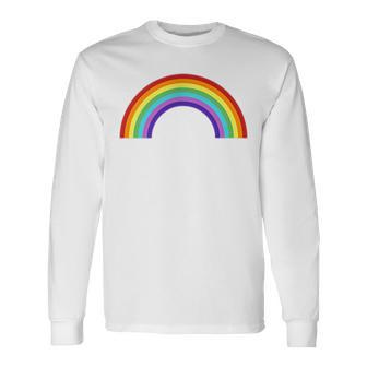 Rainbow On A Pocket Lgbt Gay Transgender Pride Men Women Long Sleeve T-shirt Graphic Print Unisex - Seseable