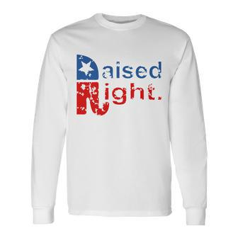 Raised Right Republican Logo V3 Long Sleeve T-Shirt - Monsterry