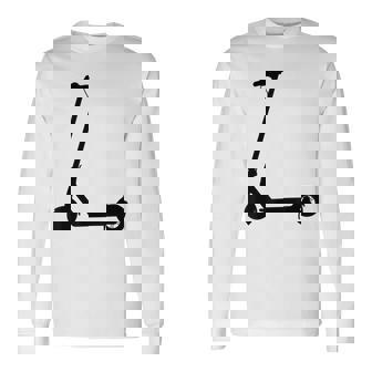 Scooter Riding Fun Leisure Electric Scooter Long Sleeve T-Shirt | Mazezy