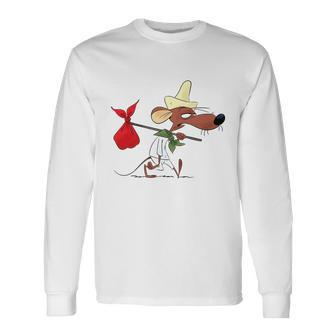 Slow Poke Mouse Slowpoke Long Sleeve T-Shirt - Monsterry