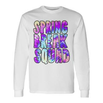 Spring Break Squad 2023 Spring Break Sunset 2023 Long Sleeve T-Shirt | Mazezy