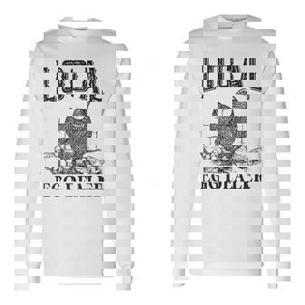 Support Local Egg Dealer Egg Supplier Long Sleeve T-Shirt | Mazezy
