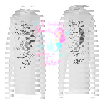 Sweetest Mermaids Are Born In June Birthday Mermaid T Long Sleeve T-Shirt | Mazezy