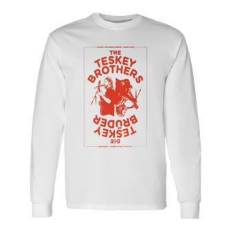 The Teskey Brothers Munich March 2023 Cologne &Amp Berlin Poster Long Sleeve T-Shirt T-Shirt | Mazezy