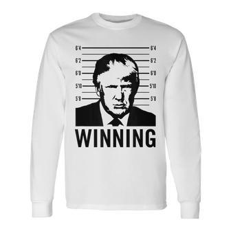 Trump Hot Winning 2024 45 47 Re-Elect President Long Sleeve T-Shirt | Mazezy