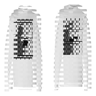 Trump For Prison Lock Him Up In Jail Trump Long Sleeve T-Shirt T-Shirt | Mazezy