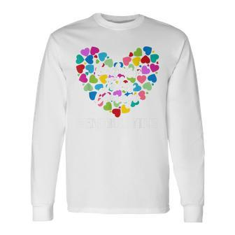 Unity Day Orange Heart Anti Bullying Kindness Teacher V3 Men Women Long Sleeve T-Shirt T-shirt Graphic Print - Thegiftio UK