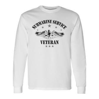 US Submarine Service Veteran Submariner Memorial Day Long Sleeve T-Shirt - Seseable