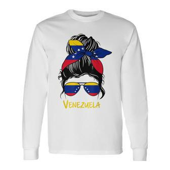 Venezuelan Girl Venezuela Franela Venezuela Mujer Venezolana Long Sleeve T-Shirt T-Shirt | Mazezy