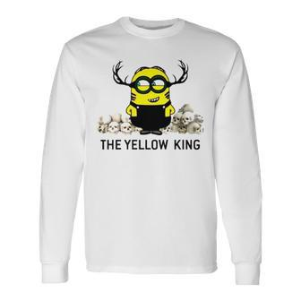 The Yellow King Minoion And Skulls Long Sleeve T-Shirt T-Shirt | Mazezy DE